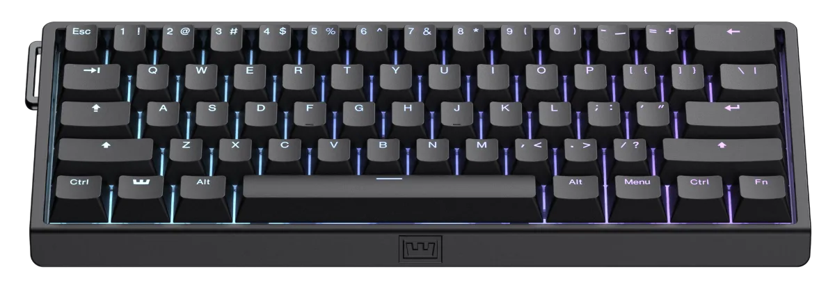 Wooting 60 HE V2 Black Aluminium, SPLIT