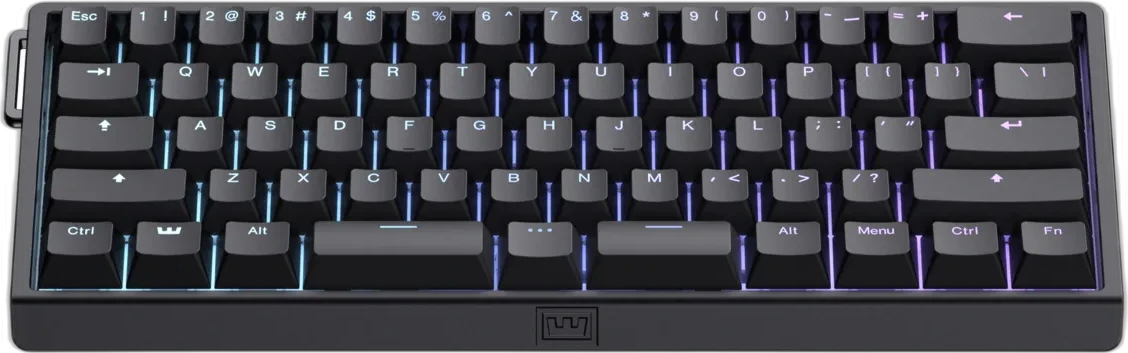 Wooting 60 HE V2 Black, SPLIT-пробел